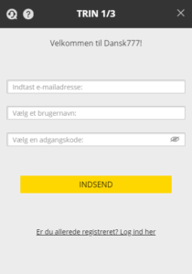 Opret hurtigt din spillekonto hos 777 i dag