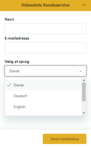 Dansk kundeservice via live chat